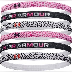 Under Armour UA Girls Tween/Teens/Juniors Graphic Headbands 6pk New